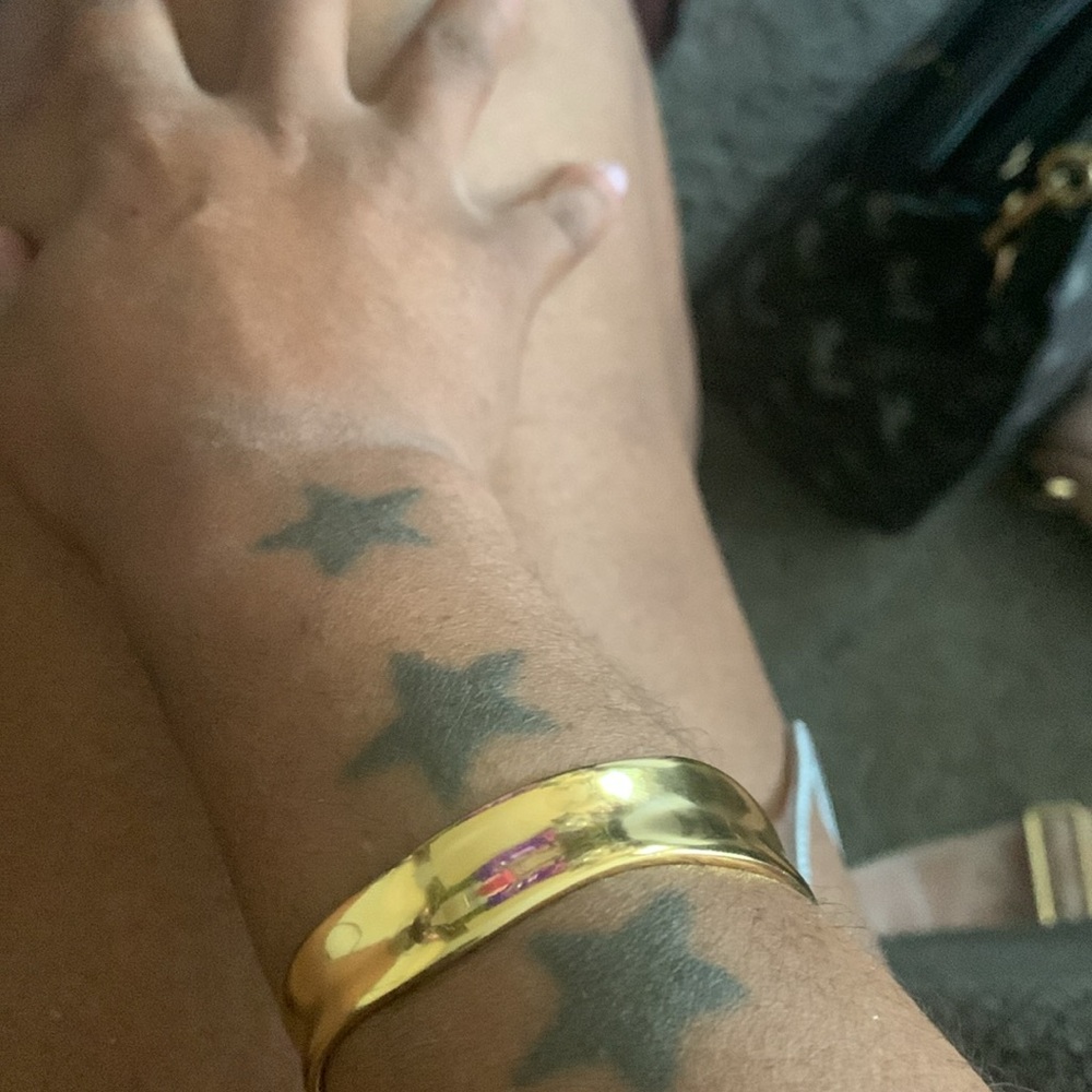Authentic Pandora from essence line sterling silver  gold plated